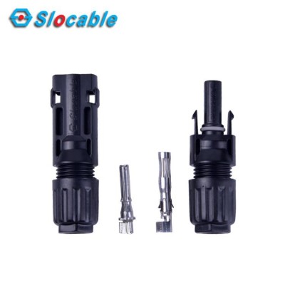 IP68 waterproof high voltage dc cable socket solar pv connectors