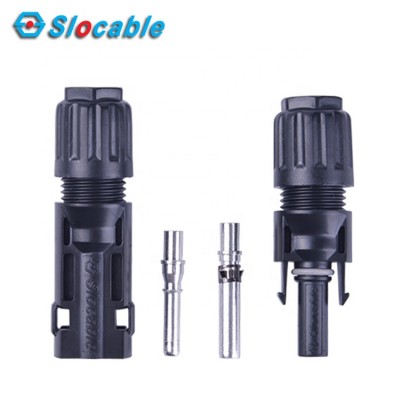 SLOCABLE Waterproof DC durable Cable solar connector ip68 PV plug and socket